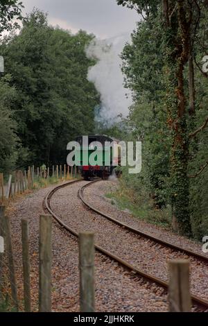 4015 Karels Dampfzug bei Avon Valley Railway Stockfoto