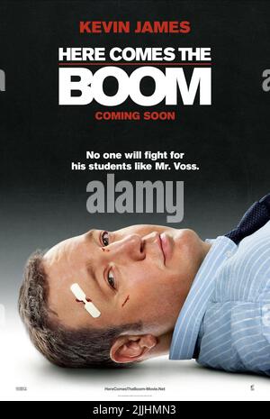 KEVIN JAMES POSTER, HIER KOMMT DER BOOM, 2012 Stockfoto