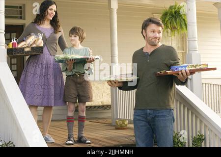 JENNIFER GARNER, Cameron "CJ" ADAMS, Joel Edgerton, die Ungeraden LEBEN VON TIMOTHY GREEN, 2012 Stockfoto