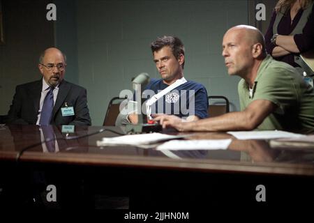 RICHARD SCHIFF, JOSH DUHAMEL, BRUCE WILLIS, FEUER MIT FEUER, 2012 Stockfoto