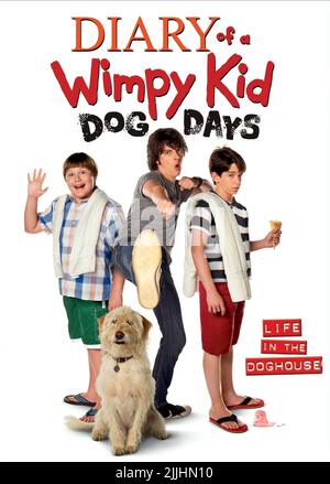 ROBERT CAPRON, DEVON BOSTICK, ZACHARY GORDON POSTER, DIARY OF A WIMPY KID: HUNDSTAGE, 2012 Stockfoto