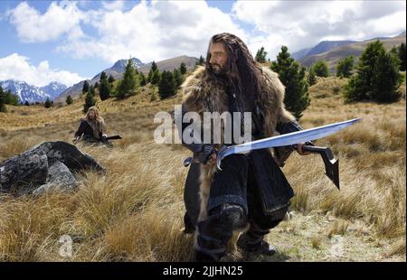 DEAN O'Gorman, Richard Armitage, Der Hobbit: Eine unerwartete Reise, 2012 Stockfoto