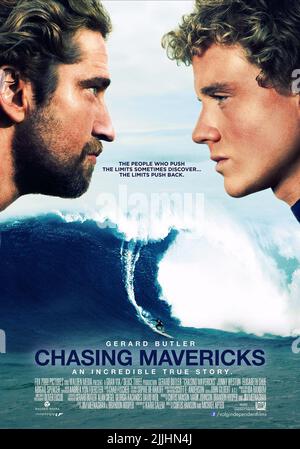 GERARD BUTLER, JONNY WESTON, Plakat, Jagen, MAVERICKS, 2012 Stockfoto