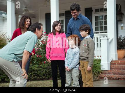 BILLY CRYSTAL, Marisa Tomei, Rechtsinhaber Madison, Kyle HARRISON BREITKOPF, Tom Everett Scott, JOSHUA RUSH, ELTERNBERATUNG, 2012 Stockfoto