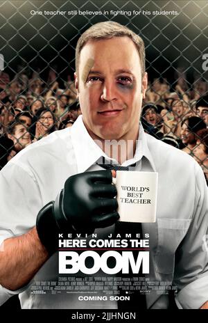 KEVIN JAMES POSTER, HIER KOMMT DER BOOM, 2012 Stockfoto