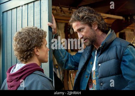 JONNY WESTON, Gerard Butler, Jagen, MAVERICKS, 2012 Stockfoto