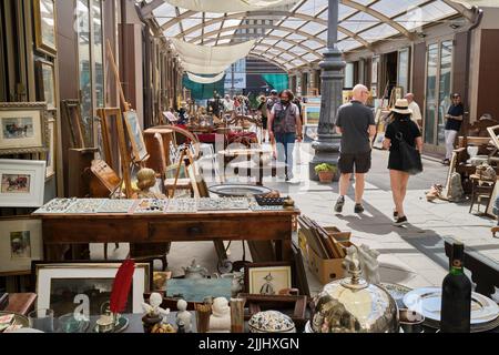 Mercato Delle Pulci Largo Pietro Annigoni Florenz Italien Stockfoto