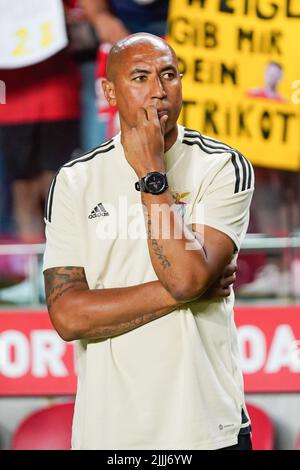 Lissabon, Portugal. 26.. Juli 2022. Luisao aus Benfica beim Eusebio Cup-Fußballspiel zwischen Benfica und Newcastle im Estadio da Luz. Endergebnis: Benfica 3:2 Newcastle. (Foto von Bruno de Carvalho/SOPA Images/Sipa USA) Quelle: SIPA USA/Alamy Live News Stockfoto