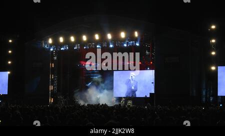 Madness Performing Live On Stage In Concert, Tag 1 Des Victorious Festival 2021 Stockfoto