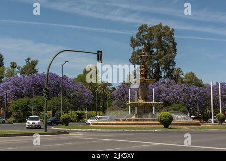 Brunnen der vier Jahreszeiten, Sevilla, Spanien Stockfoto