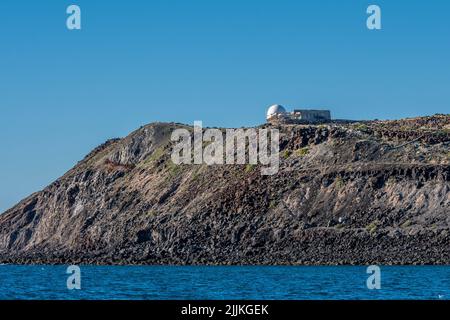 Ein Blick auf die Landschaft von Puerto Penasco, Mexiko Stockfoto