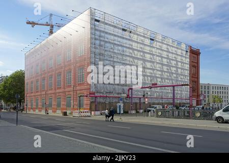 Karl Friedrich Schinkel Bauakademie, Rekonstruktion // Rekonstruktion der Karl Friedrich Schinkel Bauakademie Stockfoto