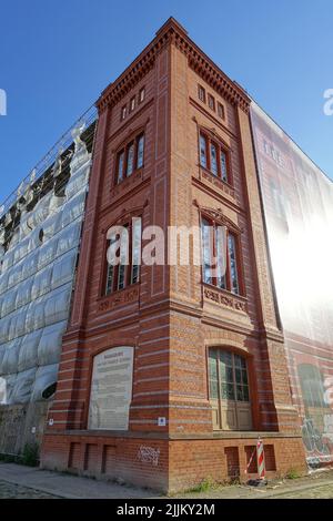 Karl Friedrich Schinkel Bauakademie, Rekonstruktion // Rekonstruktion der Karl Friedrich Schinkel Bauakademie Stockfoto