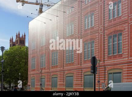 Karl Friedrich Schinkel Bauakademie, Rekonstruktion // Rekonstruktion der Karl Friedrich Schinkel Bauakademie Stockfoto