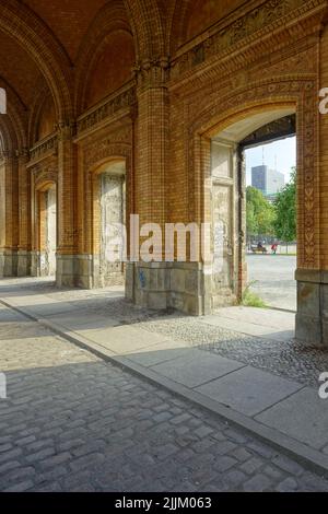 Berlin, Rest des Anhalters Bahnhof Stockfoto
