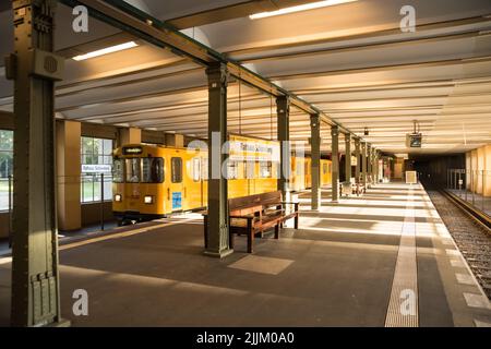 Berlin, U-Bahn Rathaus Schöneberg // Berlin, U-Bahn, U-Bahn Rathaus Schöneberg Stockfoto