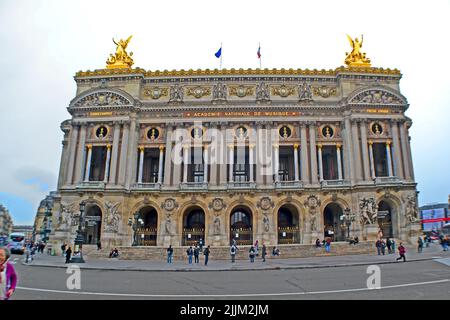 Pariser Oper (Opera National de Paris) alias Palais Garnier in Paris, Frankreich. Stockfoto