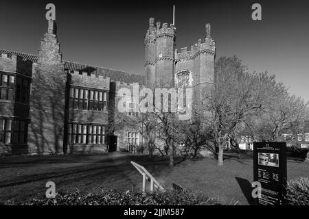 Gainsborough Old Hall, ein mittelalterliches Herrenhaus in Gainsborough Stadt, Grafschaft Lincolnshire, England, UK Stockfoto