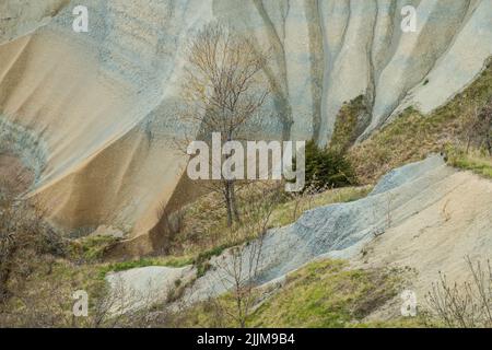 Blick auf die Schlucht Corboeuf, Rosieres, Haute Loire, Frankreich Stockfoto