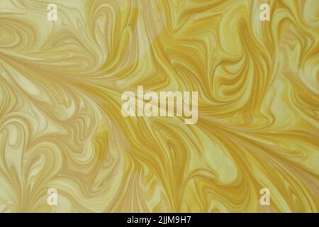 Ein schönes ölig bemalte Gemälde in goldenen Farben - perfekt für Hintergrund oder Tapete Stockfoto