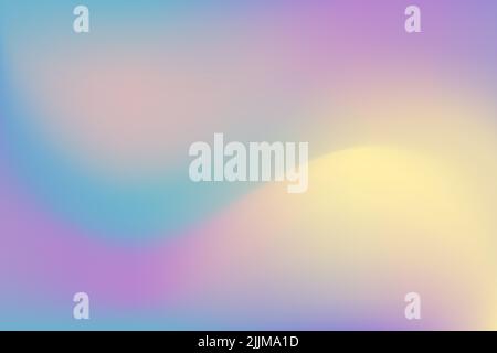 Bunte Farbverlauf Hintergrund, Multicolor holographischen Design abstrakten Hintergrund, Vektor-Illustration Stockfoto