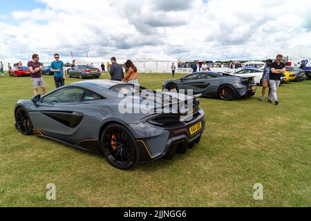 Supercar Fest die Start- und Landebahn 2022 Stockfoto