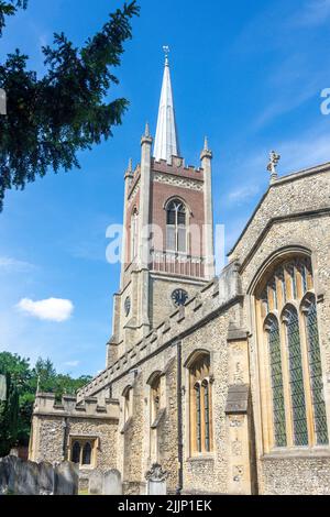 St. Michael's Church, Windhill, Bishop's Stortford, Hertfordshire, England, Vereinigtes Königreich Stockfoto
