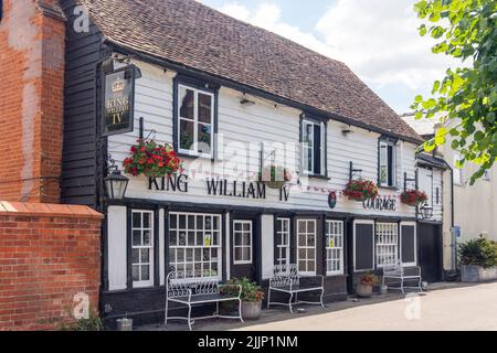 The King William IV Pub, Vantorts Road, Sawbridgeworth, Hertfordshire, England, Vereinigtes Königreich Stockfoto