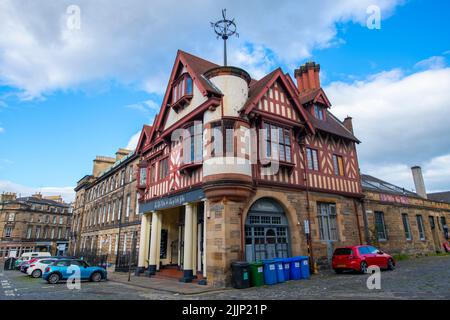 Le Di Vin Restaurant im Randolph Place 9 in der Randolph Lane in New Town Edinburgh, Schottland, Großbritannien. New Town Edinburgh ist ein Weltkulturerbe. Stockfoto