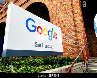 Die Google-Büros in San Francisco Stockfoto