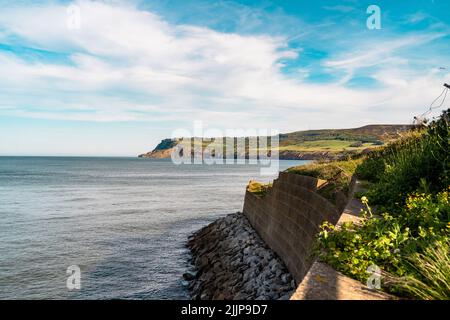 The Robin Hood's Bay during the summertime in England, UK Stock Photo