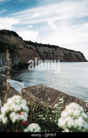 Die Robin Hood's Bay während der Sommerzeit in England, Großbritannien Stockfoto