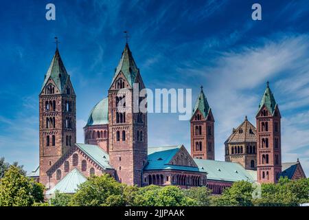 Dom zu Speyer, Speyer, Rheinland-Pfalz, Deutschland Stockfoto