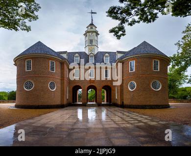 CAPITOL (1705-1747) WILLIAMSBURG VIRGINIA USA Stockfoto