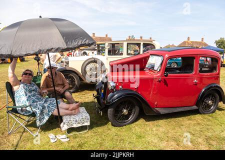 A 1933 Austin Seven Appledore Classic Car Show Kent Stockfoto