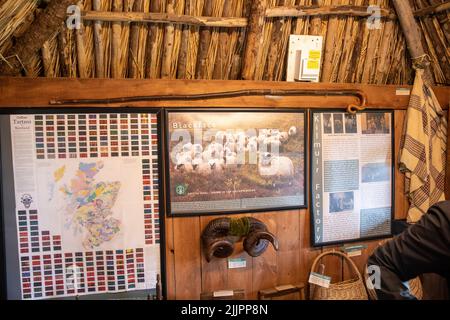 Museum of Island Life auf der Isle of Skye, Schottland, Großbritannien, Sommer 2022 Stockfoto