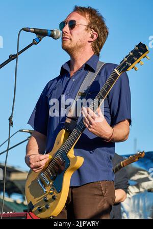 PHILADELPHIA, PA, USA - 05. JUNI 2022: Wilderado treten auf der alt 104,5 Summer Block Party bei Xfinity Live auf! Stockfoto