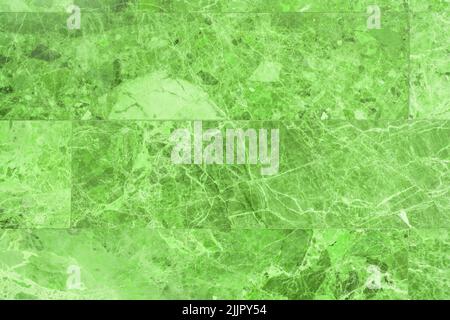Die grüne Oberfläche aus Marmorstein mit gestreiften Streifen perfekt für den Hintergrund Stockfoto