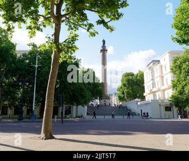 London, Greater London, England, 30 2022. Juni: Die Kolonne des Duke of York am Waterloo Place, von der Mall aus gesehen Stockfoto