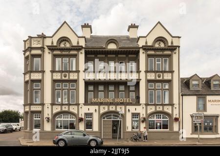 Das Marine Hotel in Seaton Carew, Nordostengland, Großbritannien Stockfoto