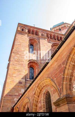 Eine Aufnahme des Dom zu Speyer Doms in Speyer, Deutschland Stockfoto