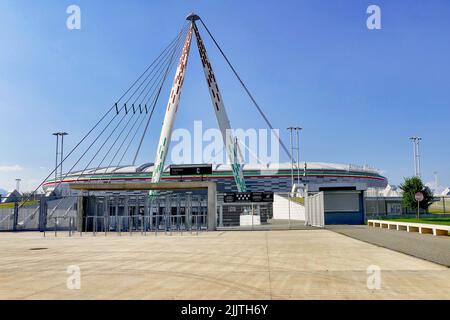 Eine schöne Aufnahme des Juventus-Fußballstadions Stockfoto