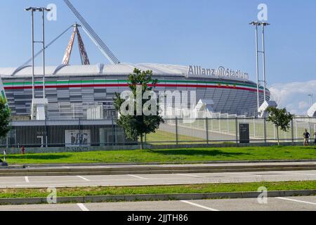 Eine schöne Aufnahme des Juventus-Fußballstadions Stockfoto