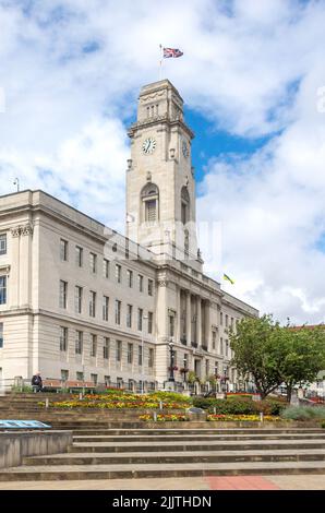 Barnsley Town Hall, Church Street, Barnsley, South Yorkshire, England, Vereinigtes Königreich Stockfoto