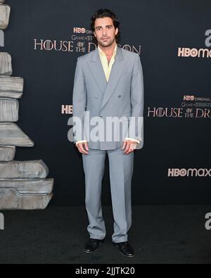 27. Juli 2022, Los Anheles, Kalifornien, USA: Fabien Frankel nimmt an der HBO Original Drama Series ''House of the Dragon''-Weltpremiere Teil. (Bild: © Billy Bennight/ZUMA Press Wire) Stockfoto