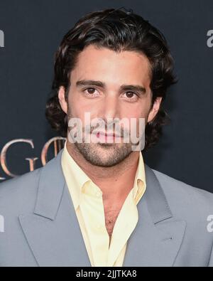 27. Juli 2022, Los Anheles, Kalifornien, USA: Fabien Frankel nimmt an der HBO Original Drama Series ''House of the Dragon''-Weltpremiere Teil. (Bild: © Billy Bennight/ZUMA Press Wire) Stockfoto