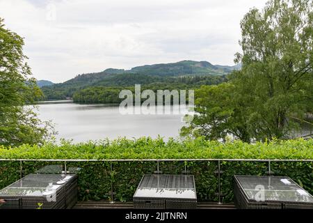 Fonab Castle in Schottland, Großbritannien Stockfoto