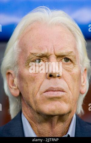 ARCHIVFOTO: Leo BEENHAKKER feiert seinen 80.. Geburtstag am 2. August 2022, 127SN POL CRO 160608.jpg Trainer Leo BEENHAKKER (POL) Vorrunde Gruppe B, Polen (POL) - Kroatien (CRO) 0: 1 am 16. Juni 2008 in Klagenfurt Football EM 2008 in der Schweiz/Österreich ab 07,06. - 29.06.2008 ?Sven Simon Photo Agency GmbH & Co. Press Photo KG#Prinzessin-Luise-Straße 41#45479 Mülheim/R uhr #Tel 0208/9413250#Fax. 0208/9413260#-Konto. 4030 025 100 GLSB Bank BLZ 430 609 67# www. Stockfoto