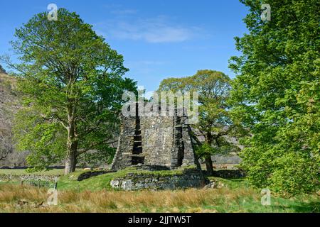 Dun Troddan Broch, einer der Glenelg Brochs, Gleann Beag, in der Nähe des Dorfes Glenelg, Highland Region, Schottland, VEREINIGTES KÖNIGREICH Stockfoto