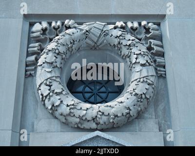 Die Details auf der Union Station in Kansas City Missouri Stockfoto